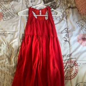 Short red xhilaration dress